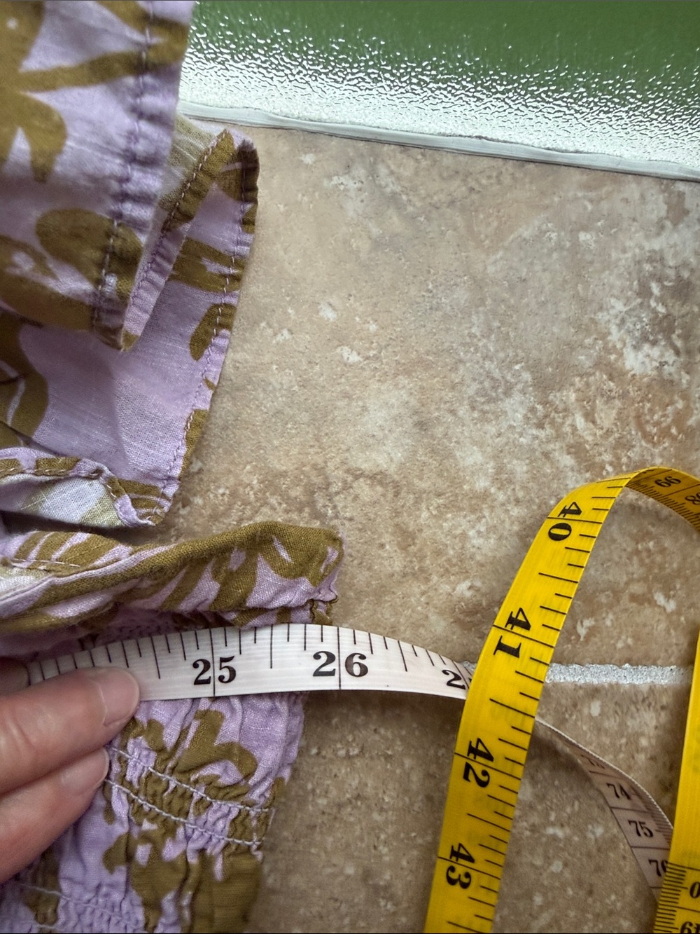 Anthropologie Peregrine Midi Dress Smocked Bodice V-Neck Button Front Pockets L - Picture 15 of 16